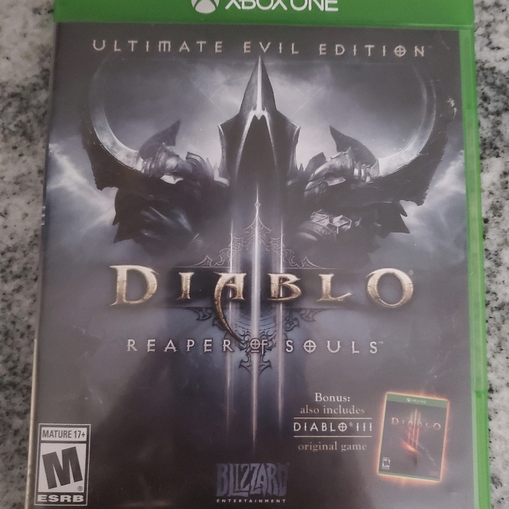 Diablo Reaper of Souls Xbox Video Game